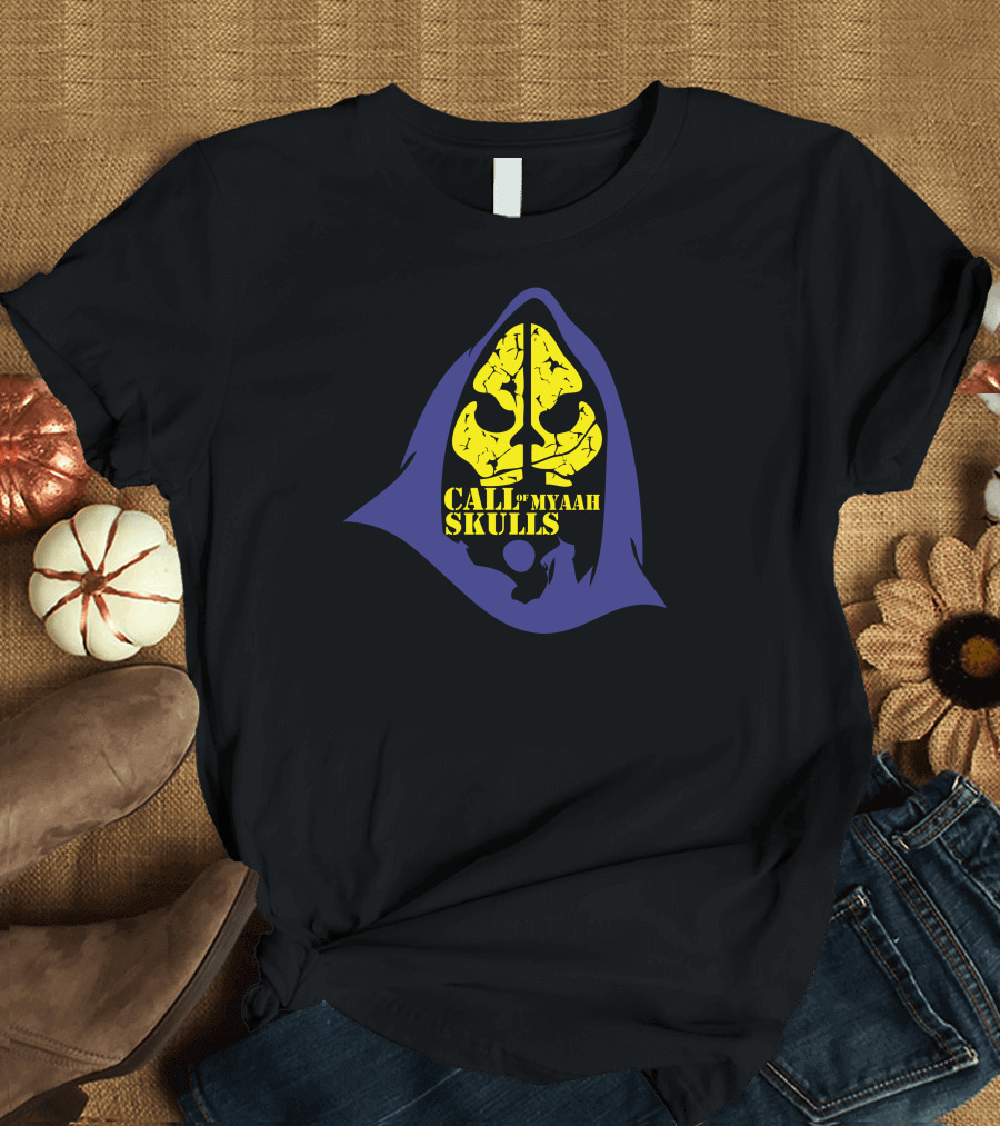 Call Of Myaah Skulls Hoodie Grim Reaper Face T-Shirt