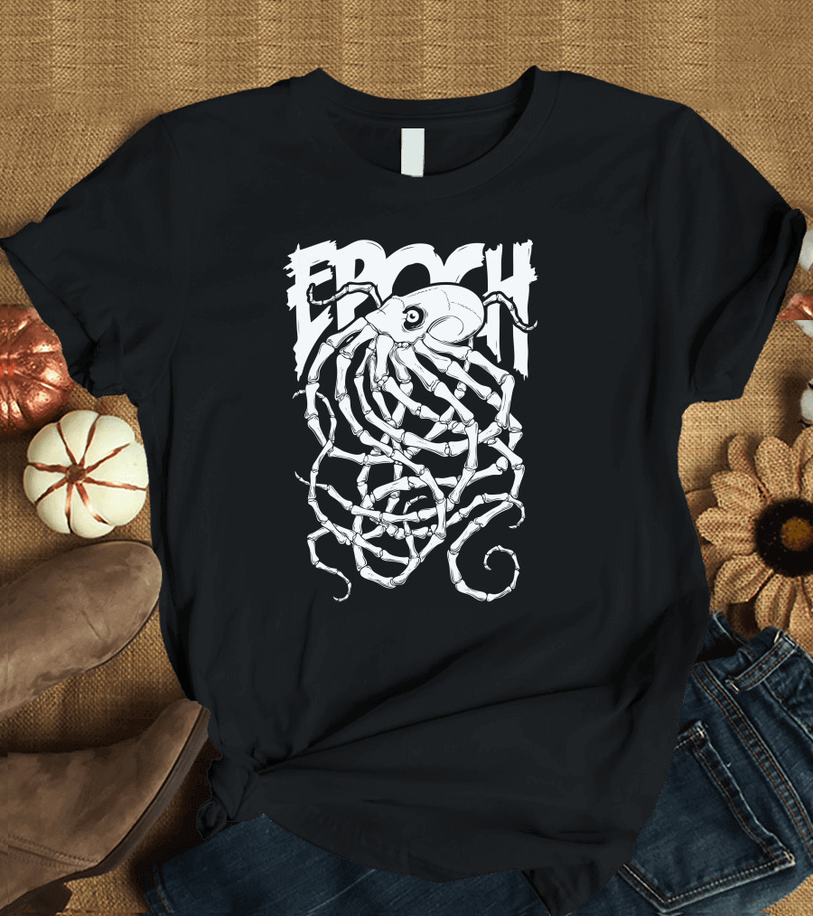 Epoc Octopus Skull Skeleton Tentacles T-Shirt