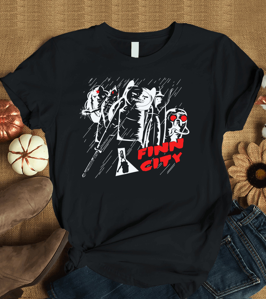 Adventure Time Sin City Finn City T-Shirt