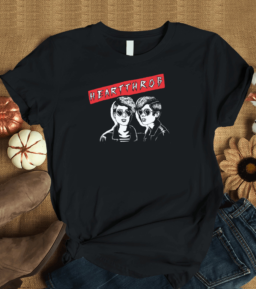 Heartthrob Sunglasses Heart-Shaped T-Shirt