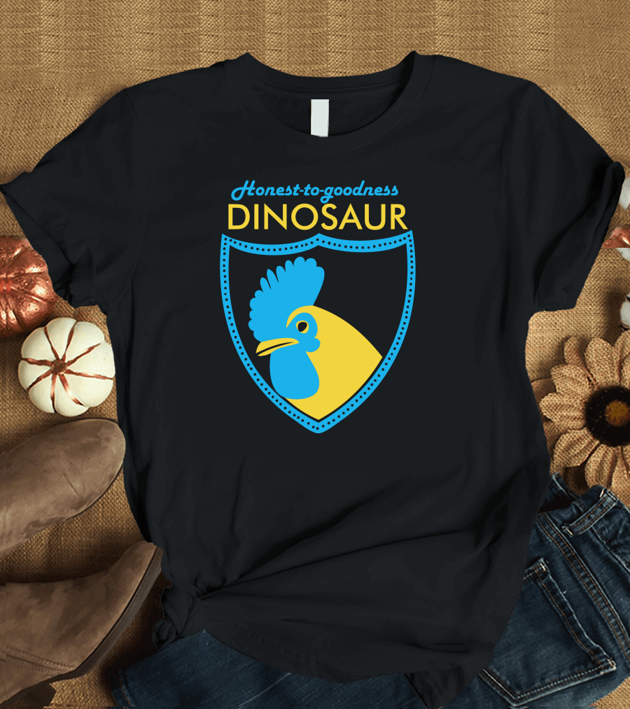 Honest-to-Goodness Dinosaur Rooster T-Shirt