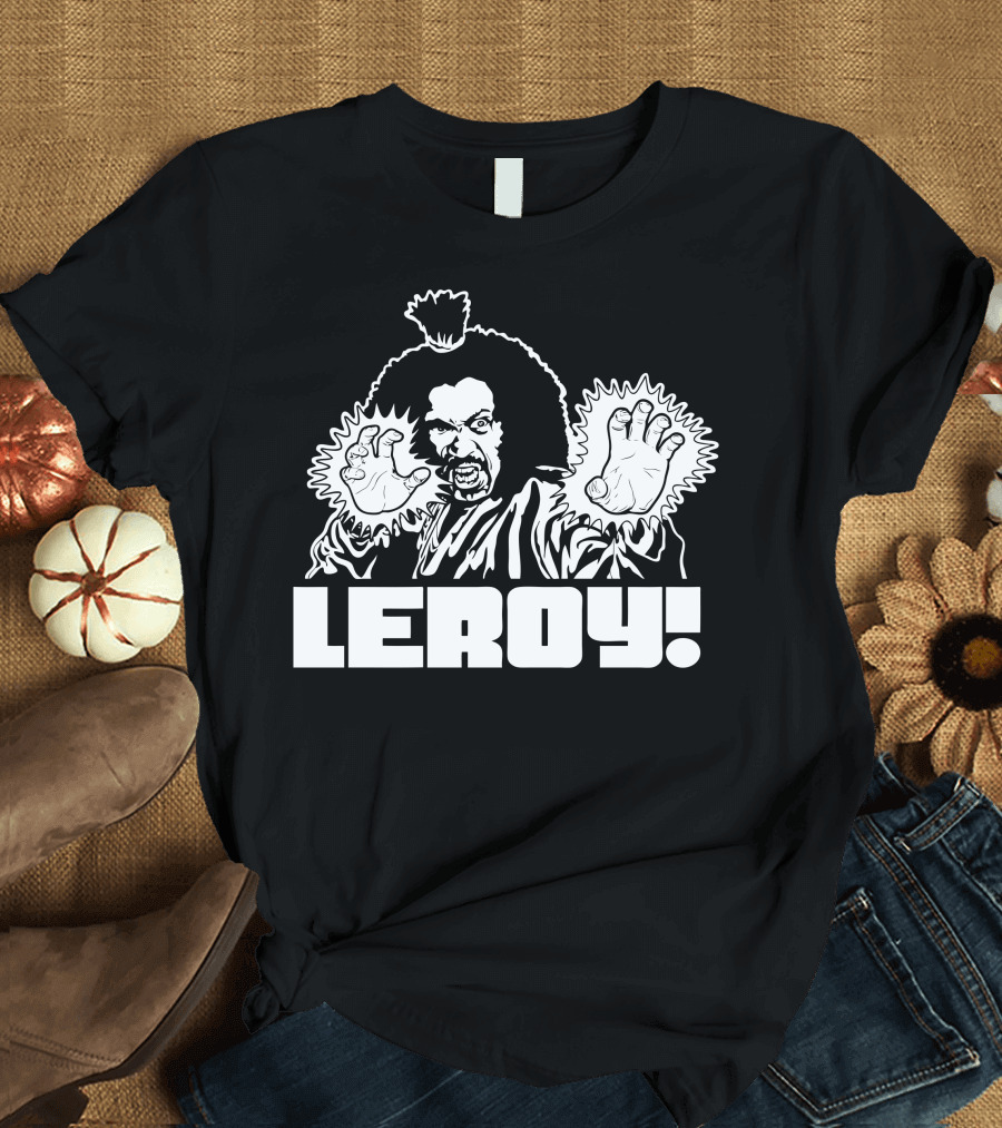 Leroy The Last Dragon Iconic Glow Hands 80s Kung Fu Enthusiast T-Shirt
