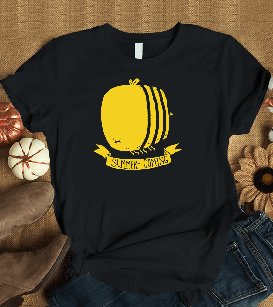Summer Is Coming Yellow Bee T-Shirt