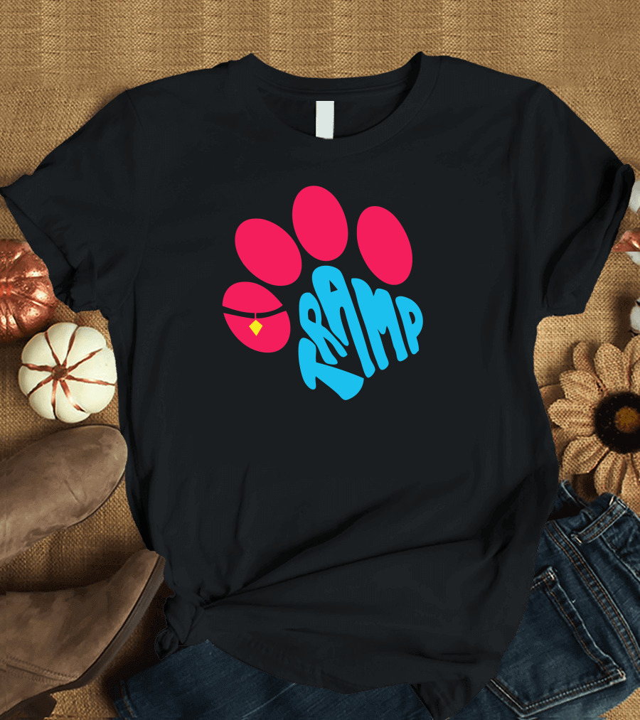 Lady and the Tramp Paw Print Typography T-Shirt