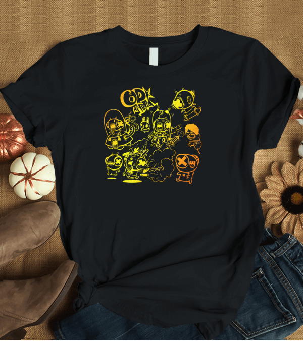 T-Shirt: Copy Ninja Ufo Doodle T-Shirt Copy Ninja Ufo Doodle T-Shirt