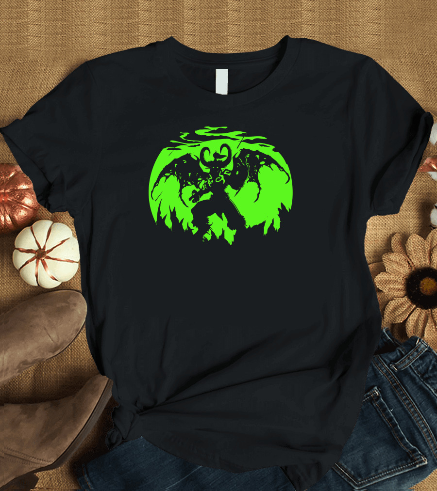 You Are Not Prepared for Legion Illidan Stormrage Silhouette Green Glow T-Shirt