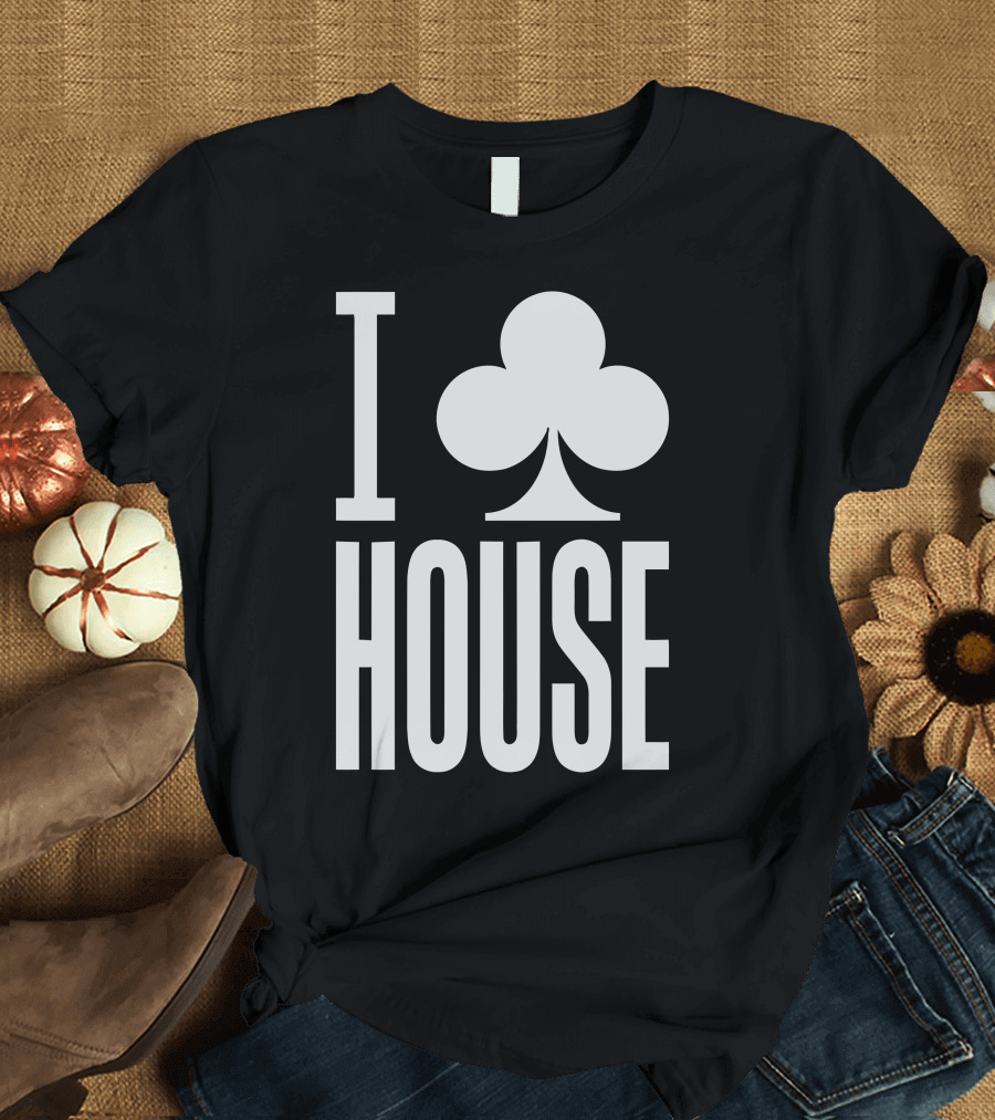 I Club House Poker Suit T-Shirt
