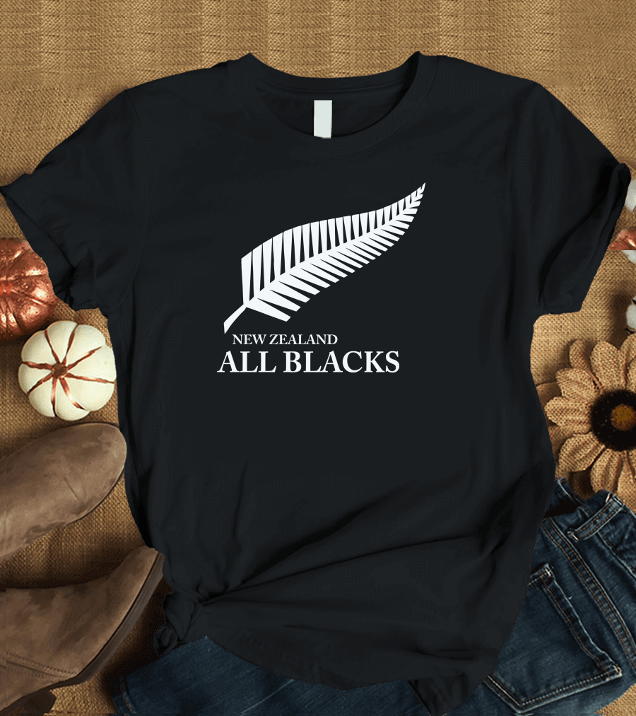 New Zealand All Blacks Silver Fern Kiwi T-Shirt