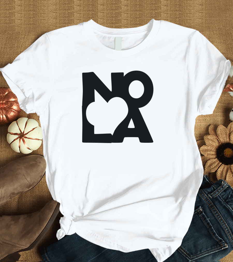 NOLA Love New Orleans American Jazz Blues Music T-Shirt