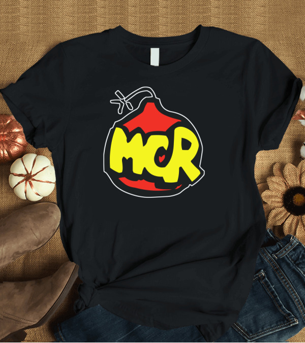 T-Shirt: Modena City Ramblers MCR Bomb Symbol V Ragge Folk Combat T-Shirt Modena City Ramblers MCR Bomb Symbol V Ragge Folk Combat T-Shirt