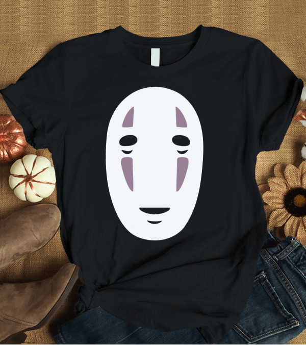 T-Shirt: No Face Spirited Away Mask Icon Anime Character T-Shirt No Face Spirited Away Mask Icon Anime Character T-Shirt