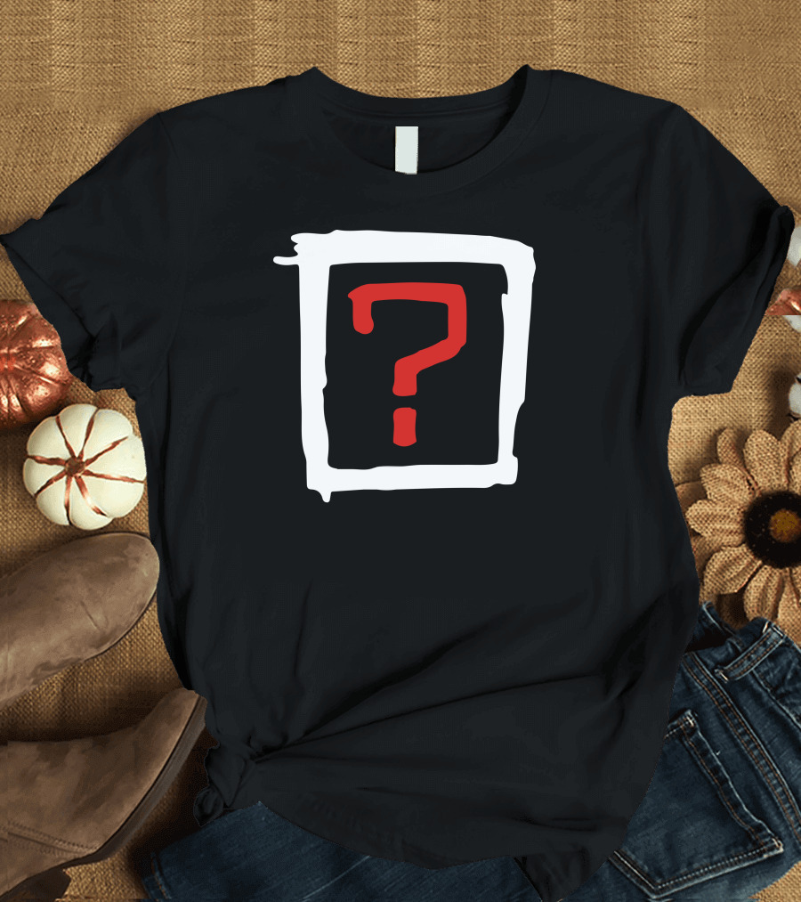 Where Is The Love Question Mark Emblem T-Shirt