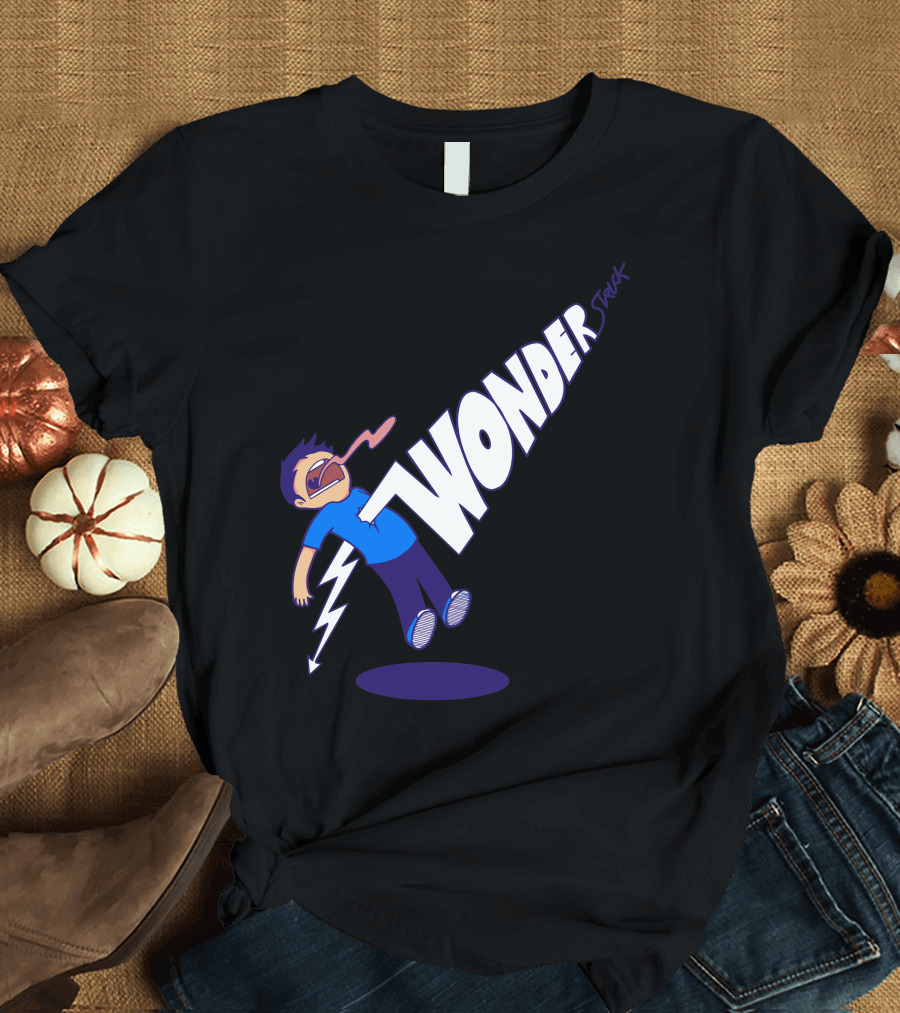 Wonder Struck Lightning Character Shout Burst T-Shirt