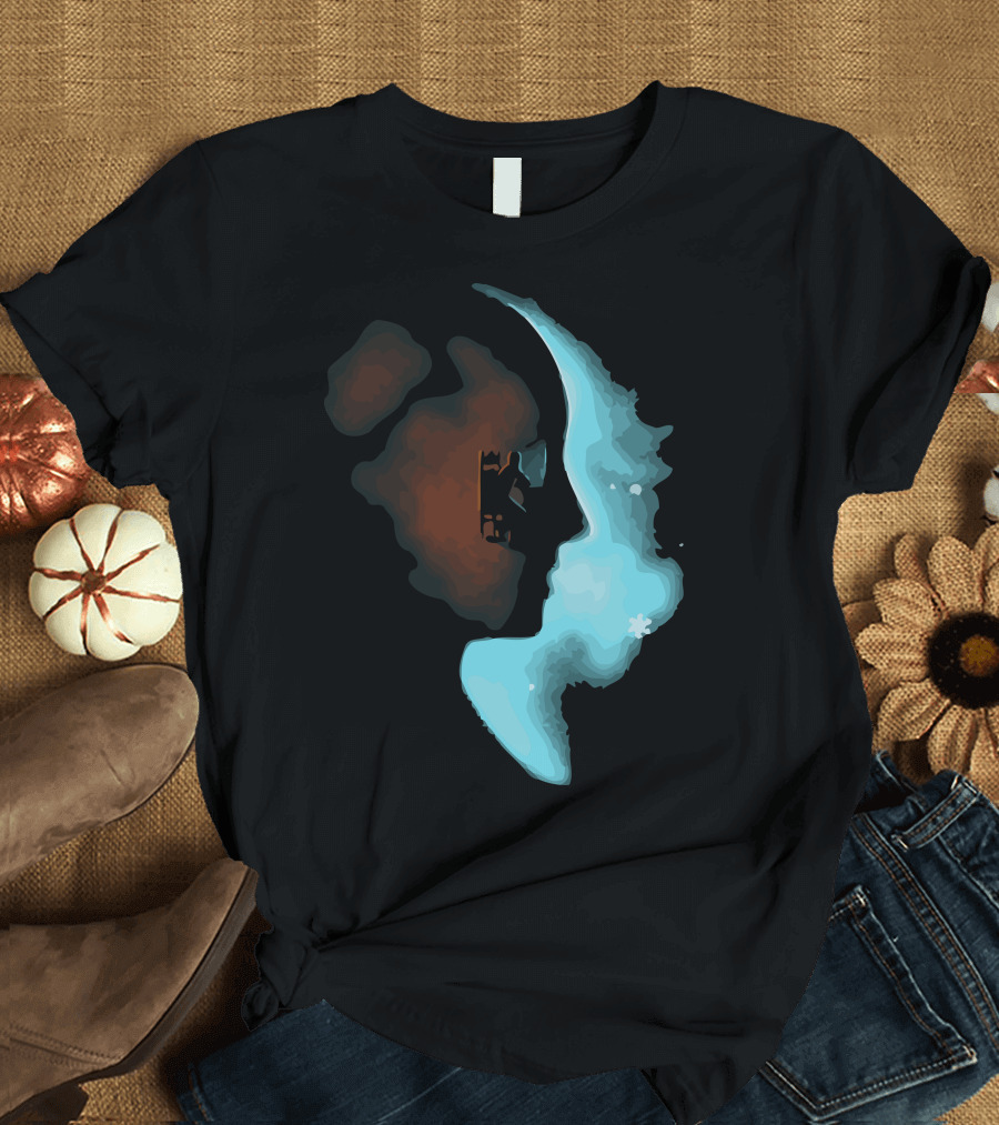 Stuck Inside Abstract Face Duality T-Shirt