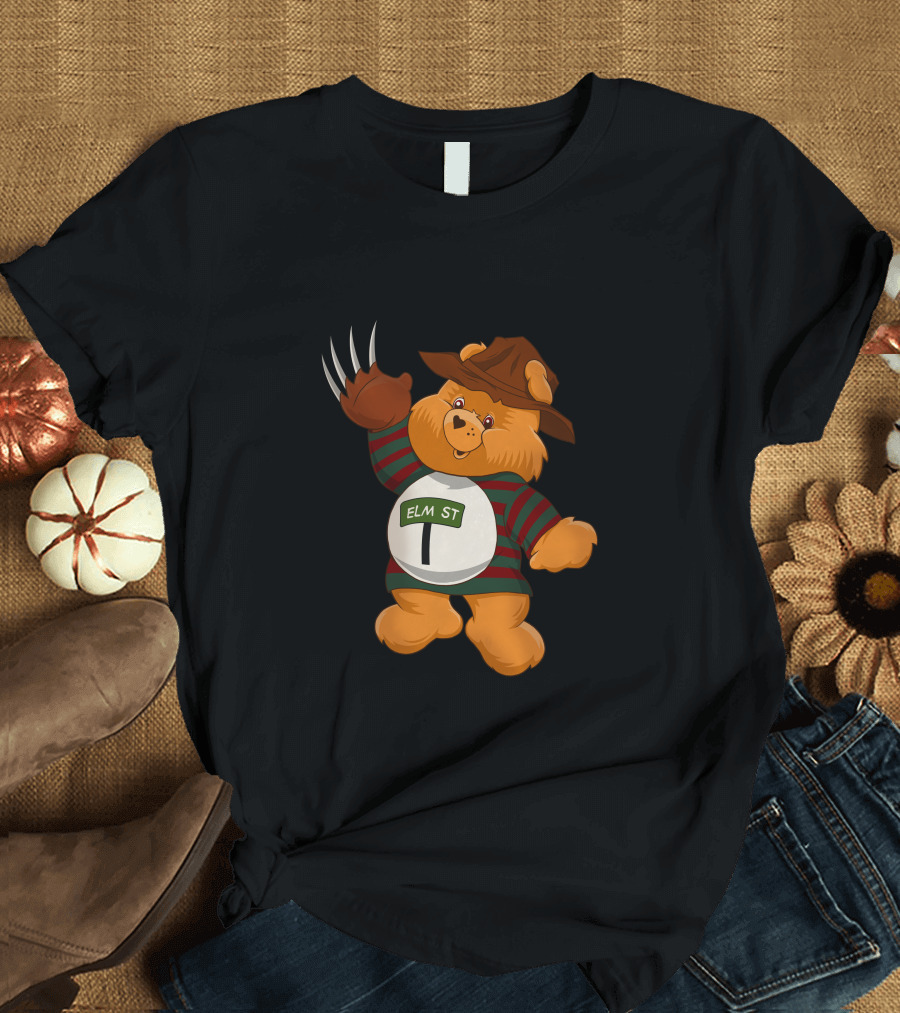Freddy Scare Bear Elm St T-Shirt