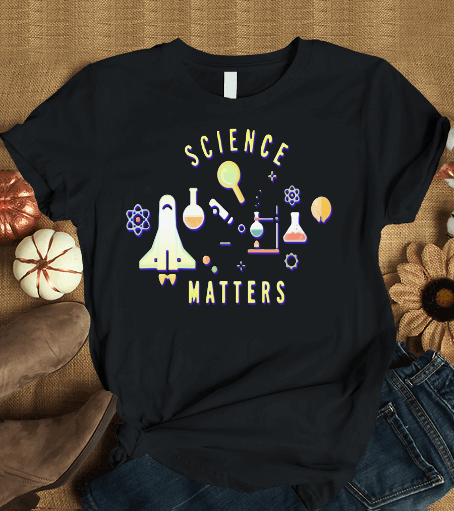 Science Matters Neil deGrasse Tyson Exploration Symbols T-Shirt