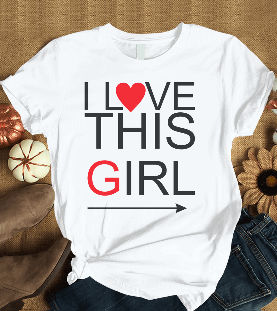 I Heart This Girl with Arrow T-Shirt