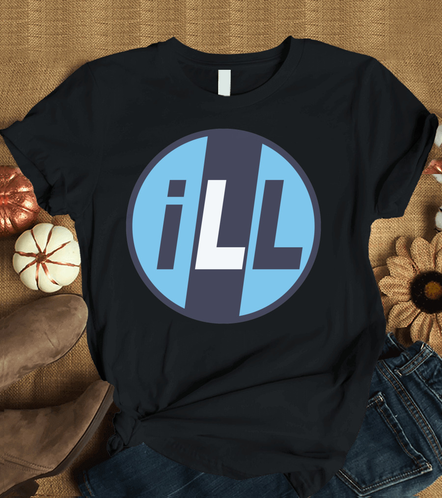 iLL As Worn Retro Bold Circle T-Shirt