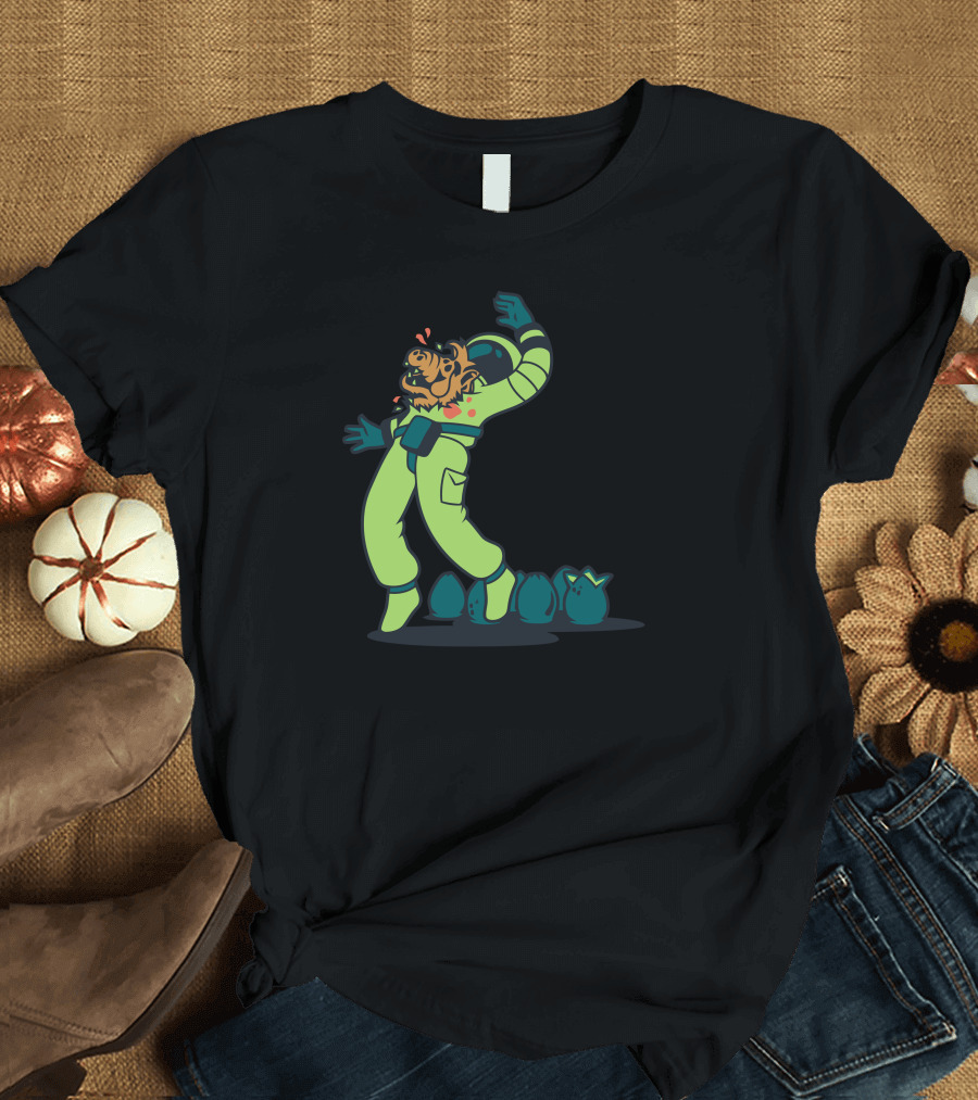 Alfburster Alien Parody Space Creature Encounter T-Shirt