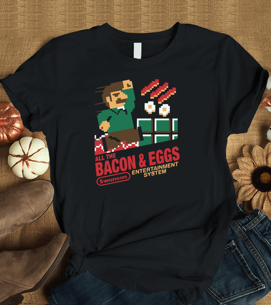 All The Bacon And Eggs Swanson Entertainment System T-Shirt