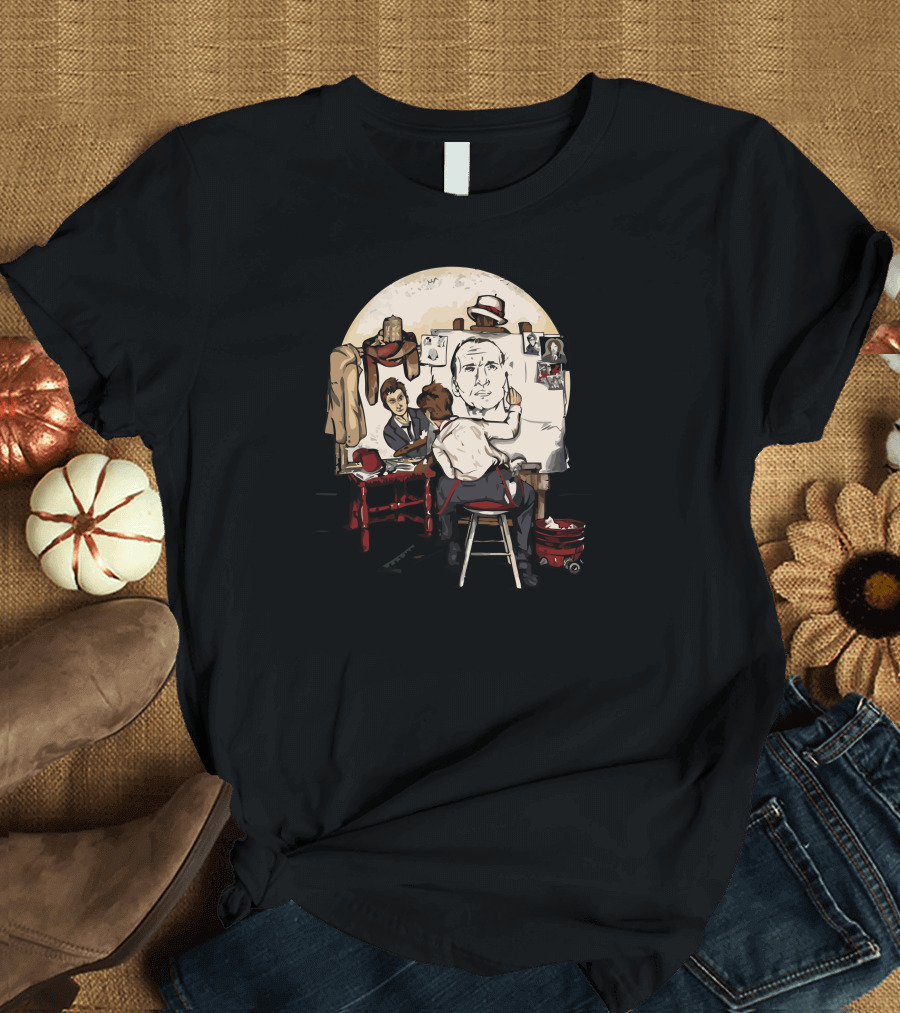 Doctor Who Norman Rockwell Parody Fan T-Shirt