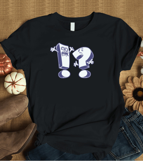 T-Shirt: Expressions Exclamation Question Mark Characters T-Shirt Expressions Exclamation Question Mark Characters T-Shirt