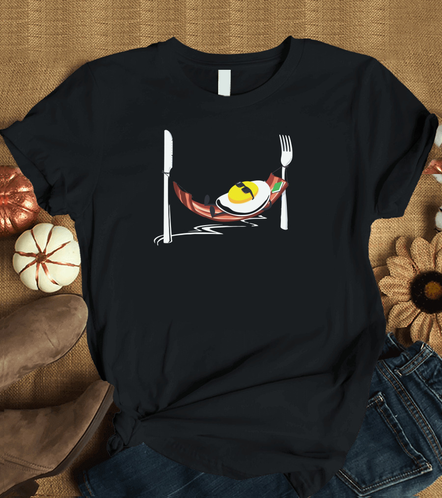 Good Morning Bacon and Egg Hammock Breakfast Vibe T-Shirt