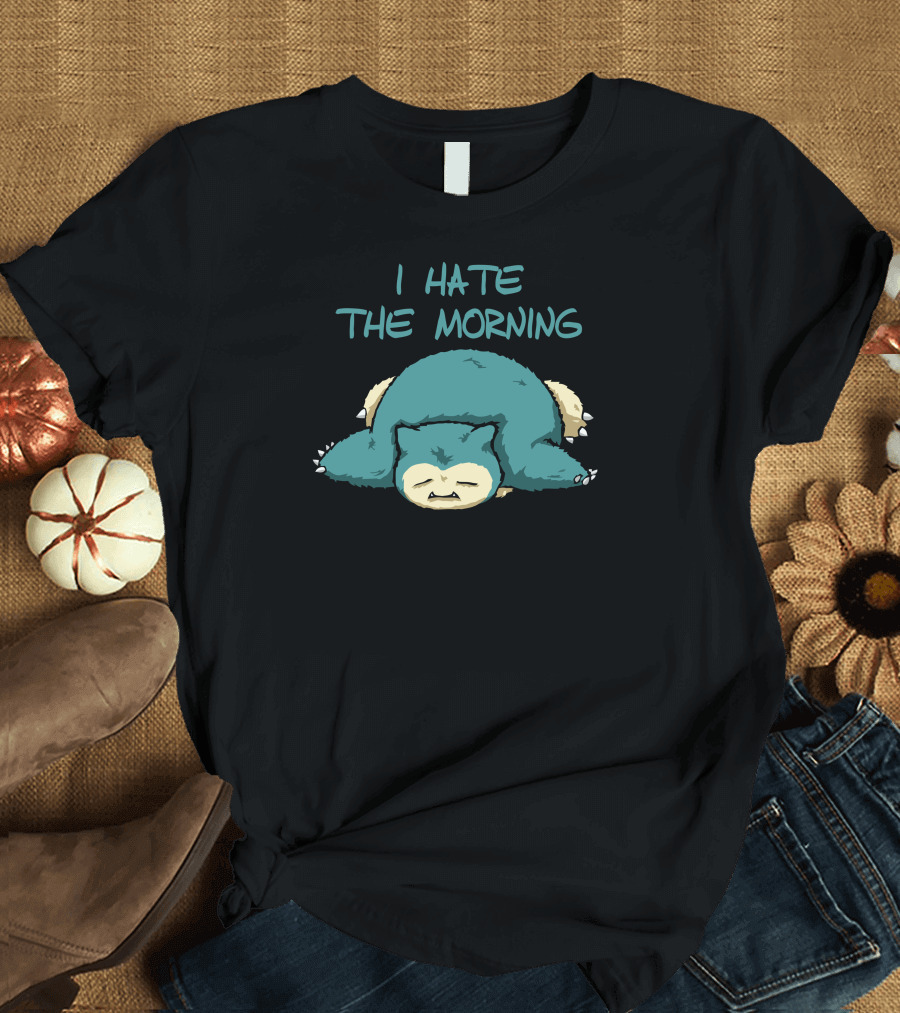 Snorlax I Hate The Morning T-Shirt