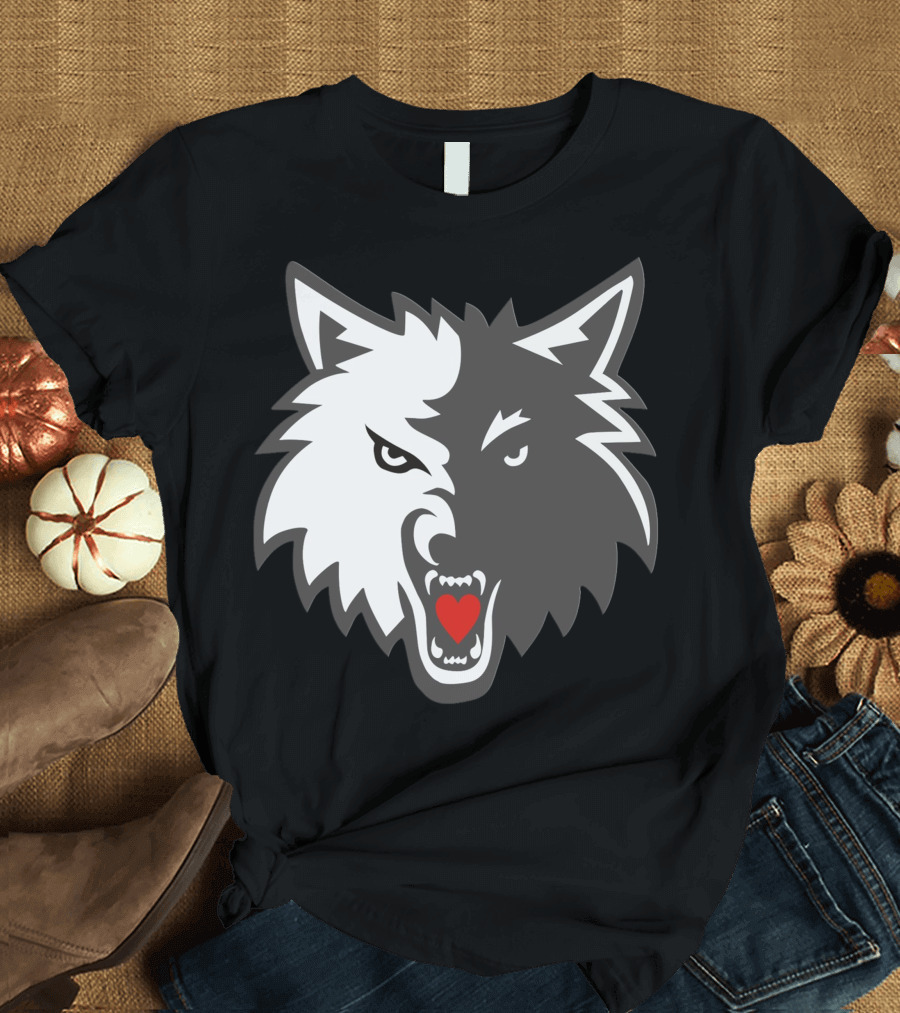 King Of The Wolf Heart T-Shirt