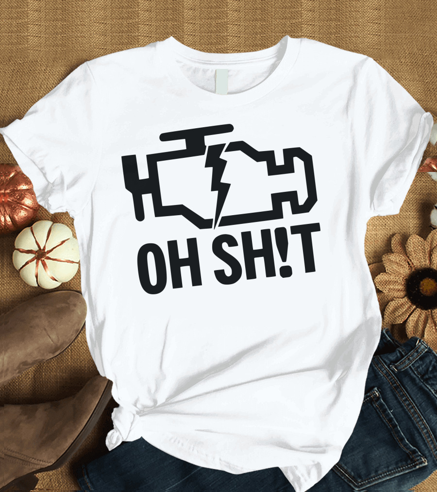 OH SHT Engine Light Warning T-Shirt