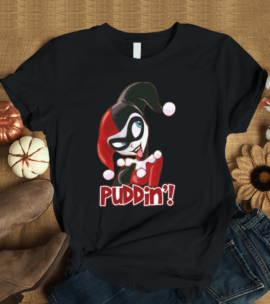Harley Quinn Puddin' Iconic Jester T-Shirt
