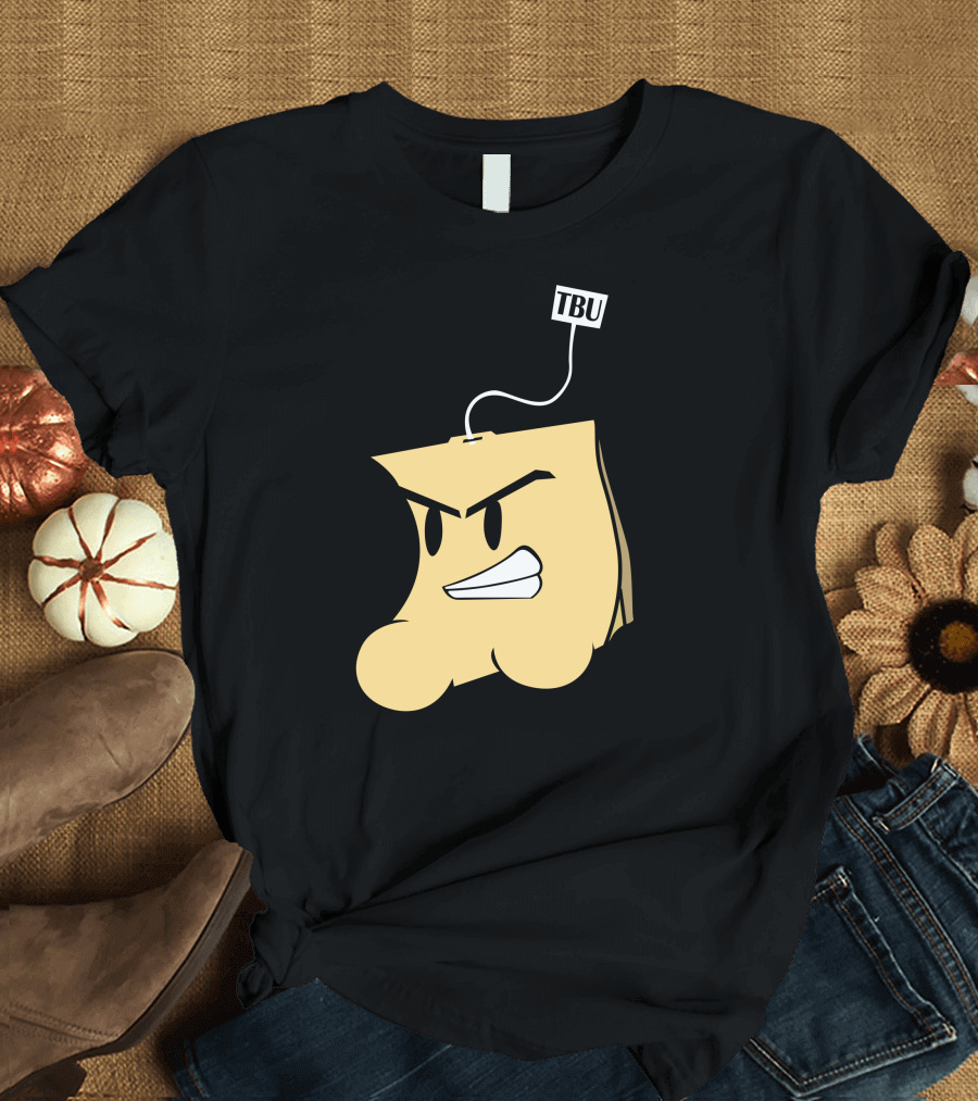 TBU Angry Yellow Character With Tag T-Shirt