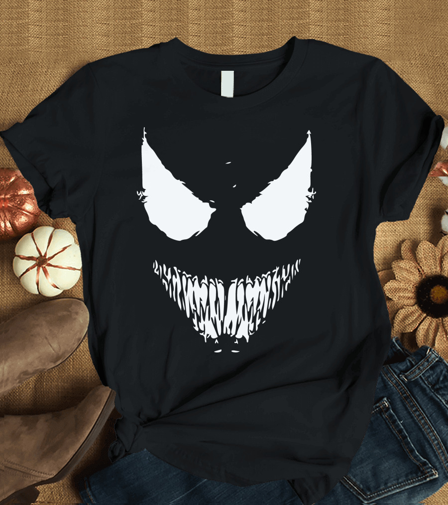 Venom Symbiote Face Iconic Emblem T-Shirt