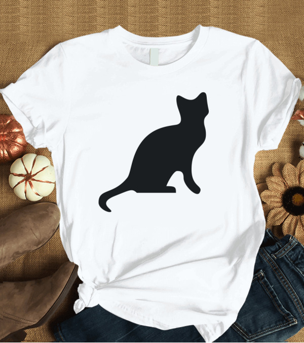 T-Shirt: Cat Black Had T-Shirt Cat Black Had T-Shirt