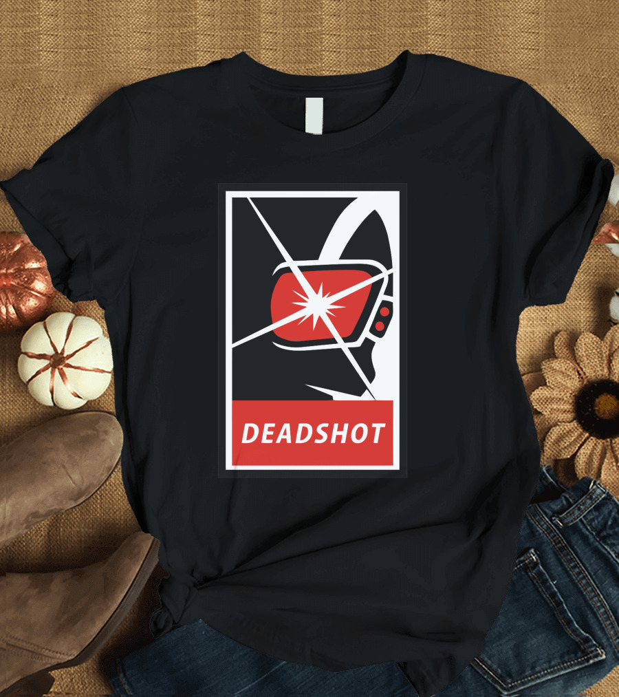 Deadshot Suicide Squad Minimalist Iconic Target Visor T-Shirt