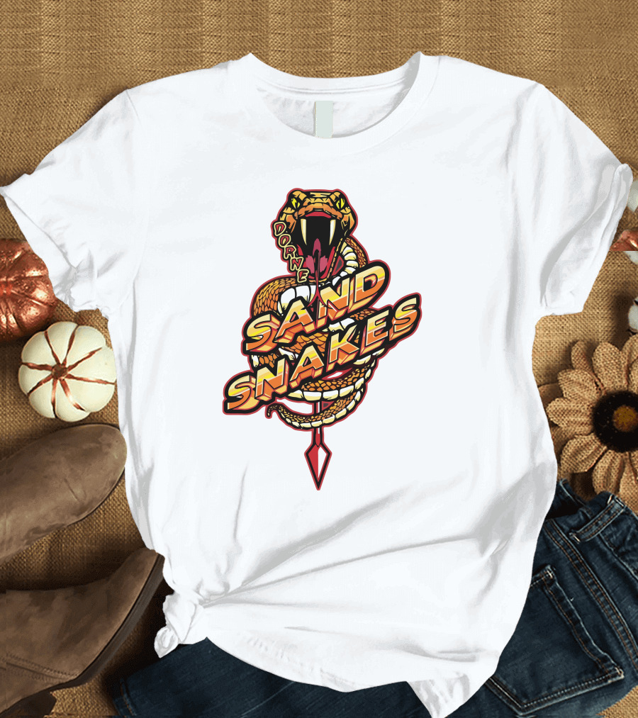 Dorne Sandsnakes Snake and Spear T-Shirt