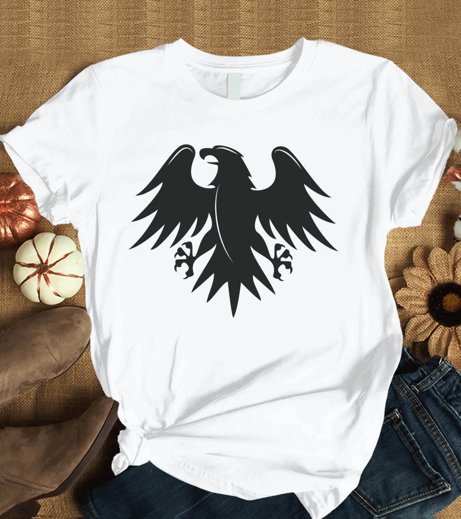 Eagle Emblem Silhouette Black Eangle T-Shirt