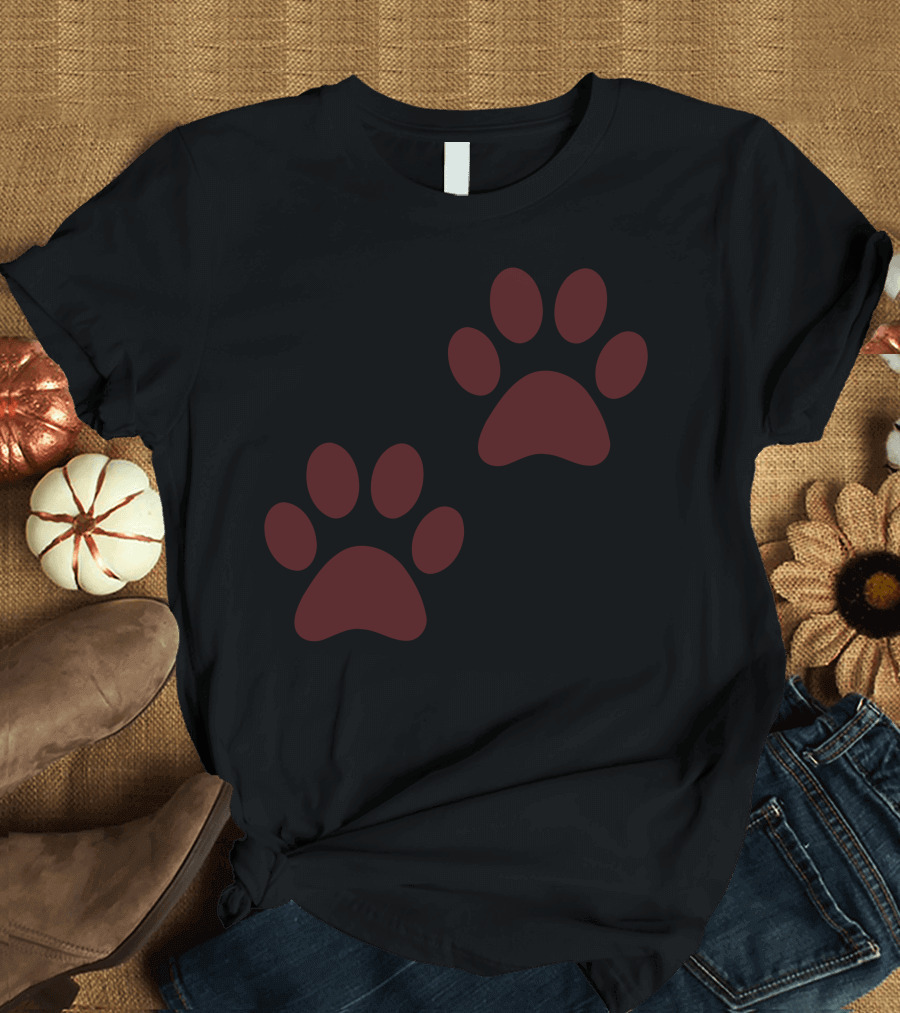 Feet Paw Prints T-Shirt