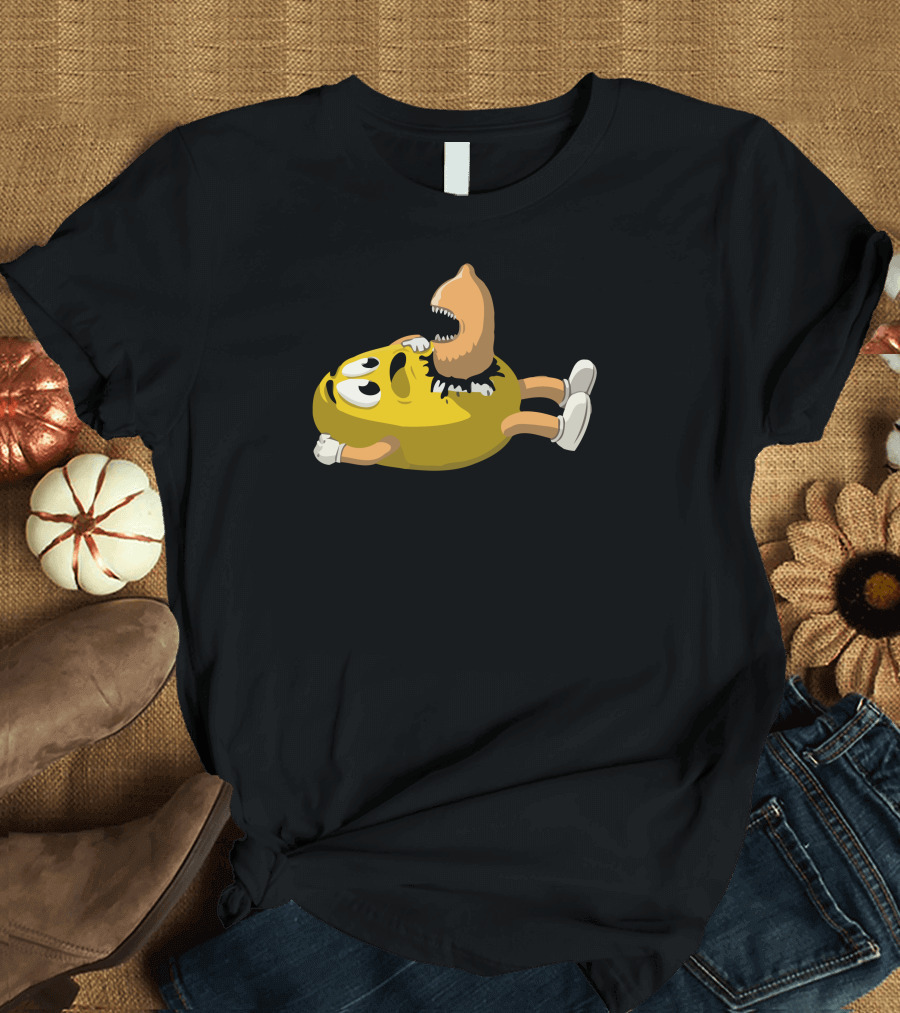Peanut Inside Parody Alien Egg Burst T-Shirt