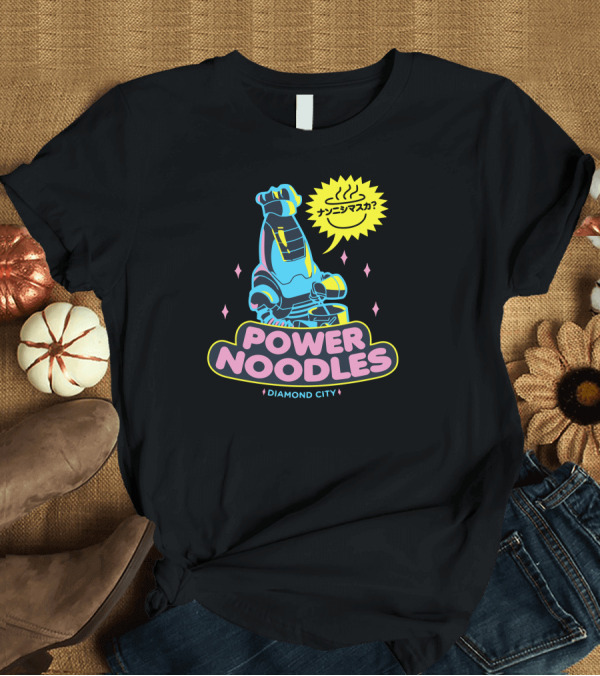 T-Shirt: Power Noodles Diamond City Nanimasuka? T-Shirt Power Noodles Diamond City Nanimasuka? T-Shirt