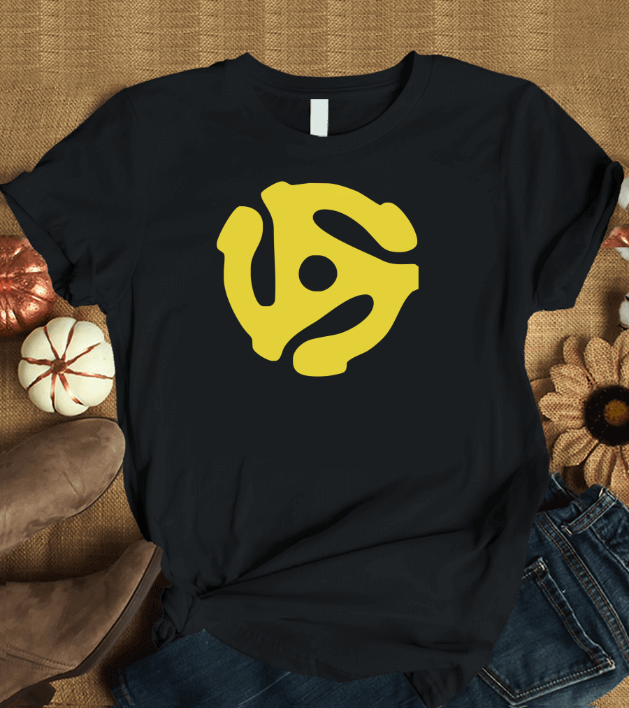 45 RPM Vinyl Record Adapter DJ Music T-Shirt