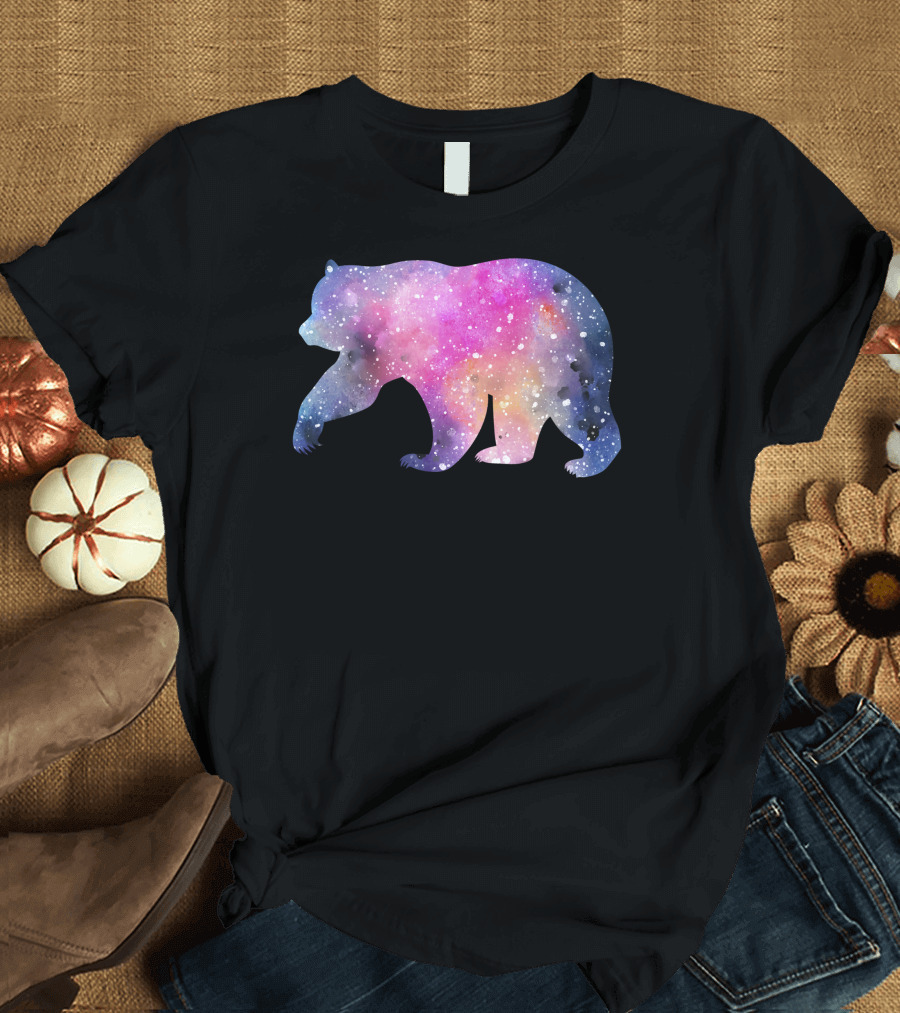 Daddy Bear Galaxy Bear T-Shirt