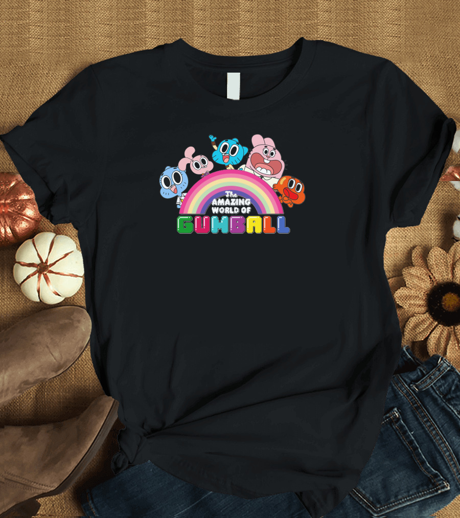 The Amazing World of Gumball Rainbow Characters T-Shirt