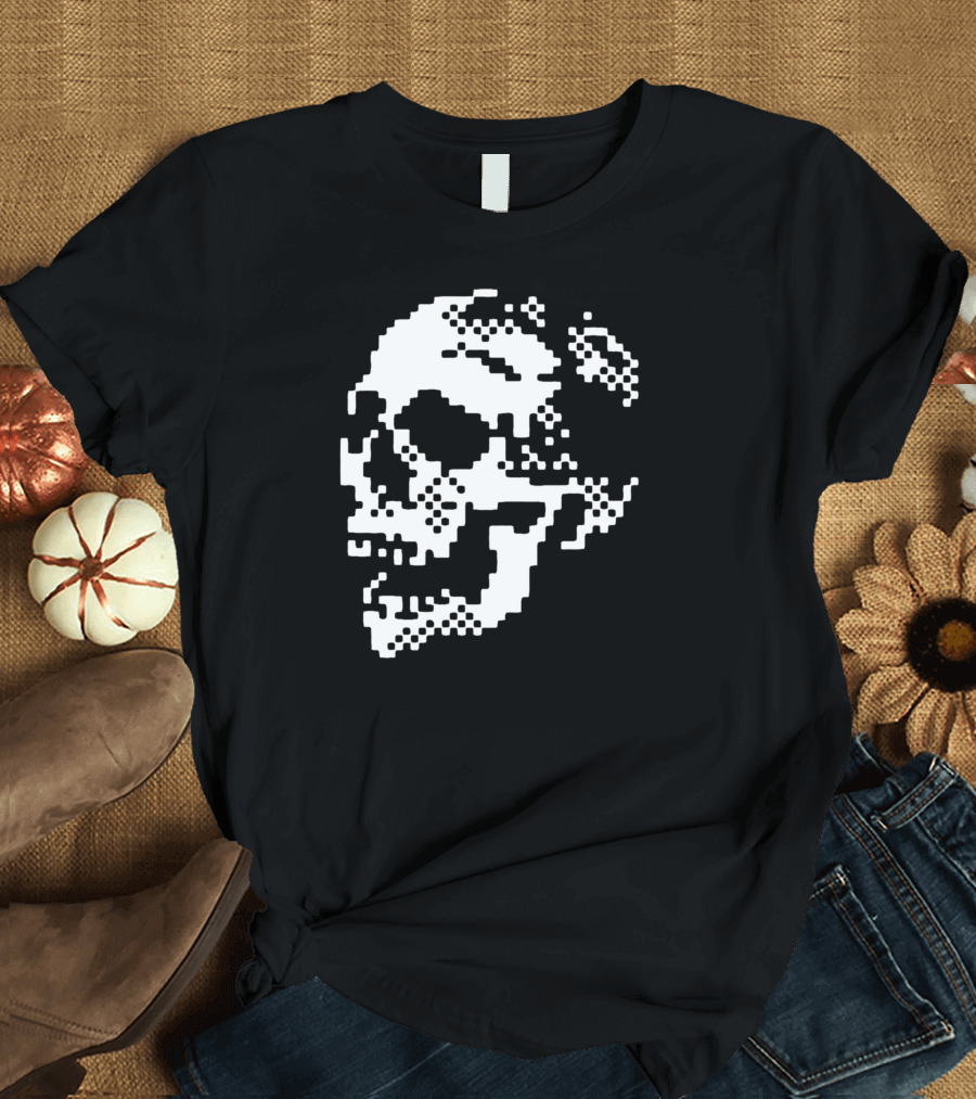 Pixskull Pixelated Skull T-Shirt