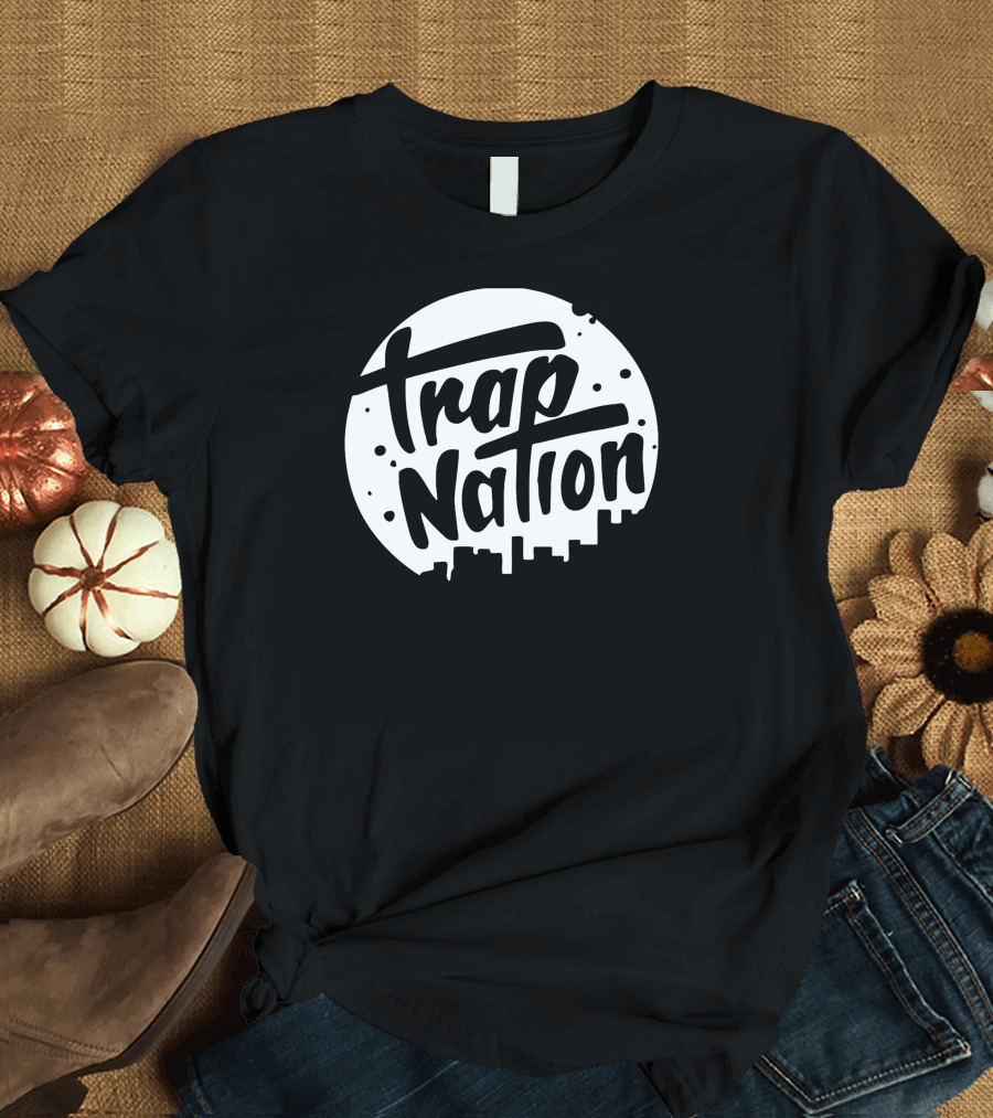 Trap Nation Trending Skyline Circle T-Shirt