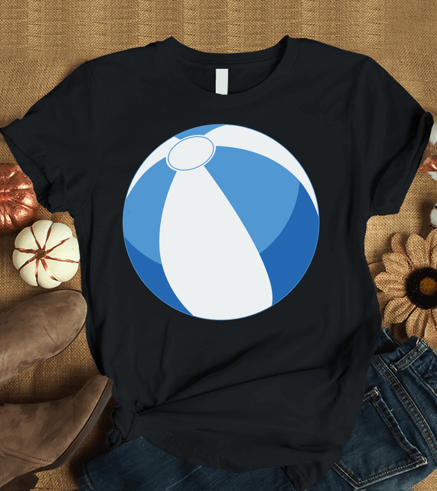 Blue Beachball Baby Boy Summer Fun T-Shirt