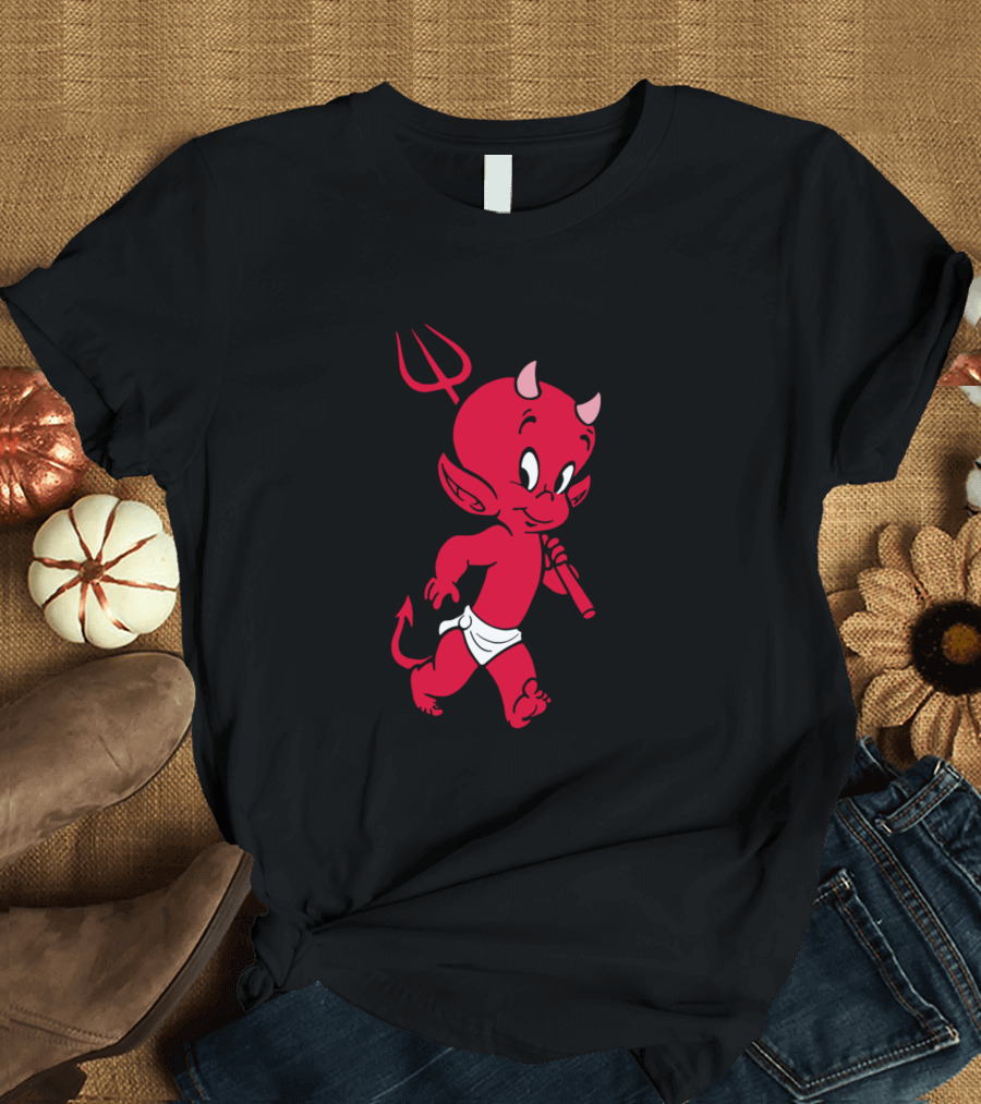 Hot Stuff the Little Devil Retro Iconic Character T-Shirt