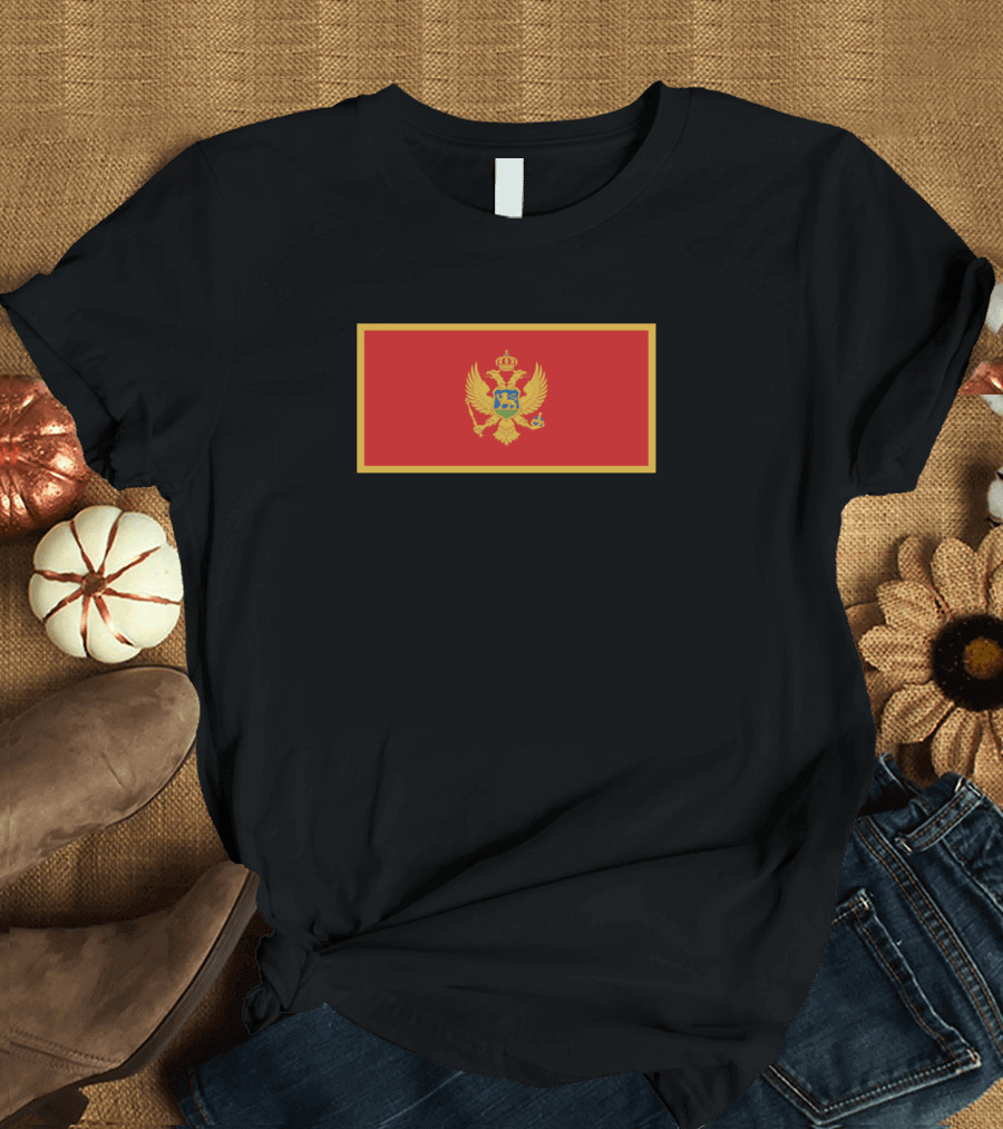 Montenegro Flag Emblem T-Shirt