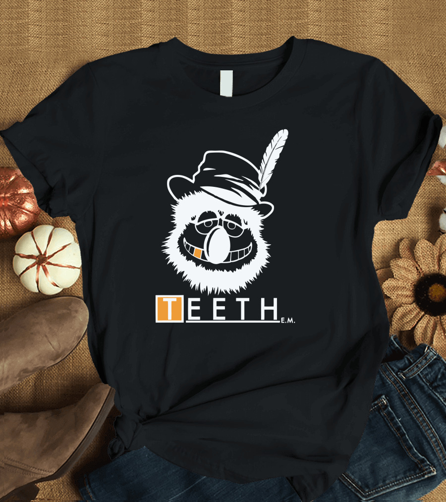 Dr Teeth E.M. Band Member Illustration with Hat and Feather T-Shirt