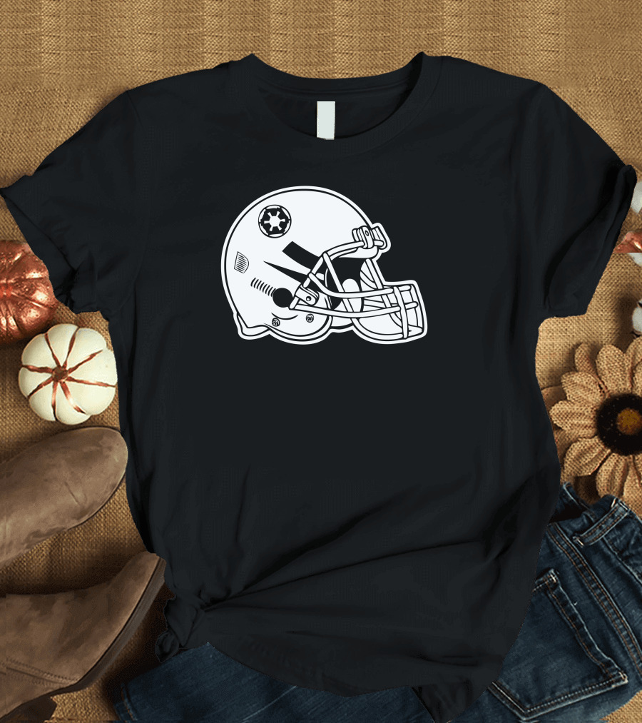 Star Wars Galactic Troopers Football Helmet T-Shirt